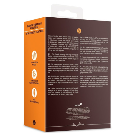 Stimulateur prostatique vibrant SMOOTH TOUCH 10 cm