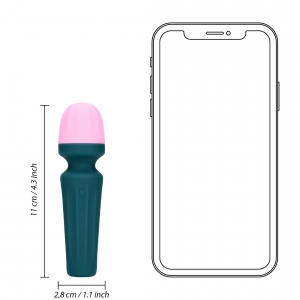 Mini Wand BICO 11 cm Tête 25mm Vert