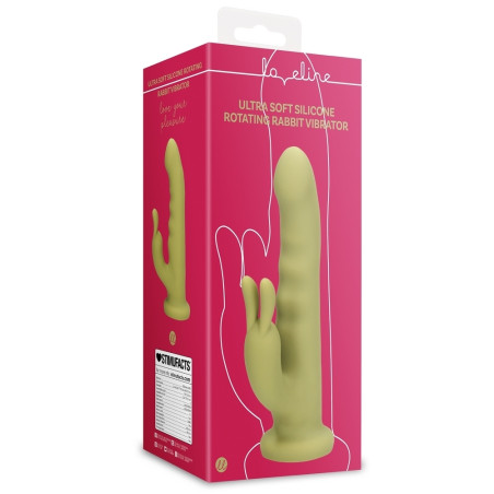 Vibro Rabbit Rotatif GREENBIT 14 x 4cm Loveline