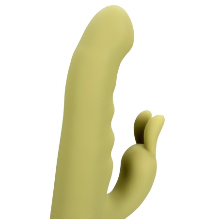 Vibro Rabbit Rotatif GREENBIT 14 x 4cm Loveline