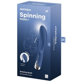 Vibro Rabbit SPINNING RABBIT 1 11 x 3.5cm Bleu Satisfyer 2