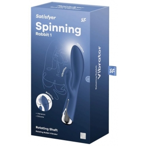 Vibro Rabbit SPINNING RABBIT 1 11 x 3.5cm Bleu Satisfyer