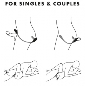 Double Stimulateur avec Plug Anal PLUG & PLAY 1 5 x 2cm Satisfyer