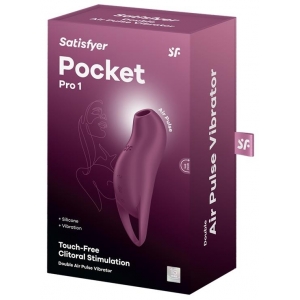 Stimulateur de Clitoris POCKET PRO 1 Framboise Satisfyer