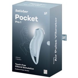 Stimulateur de Clitoris POCKET PRO 1 Bleu 2