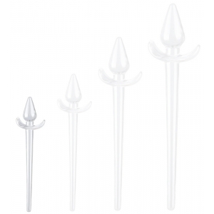 Plug Queue ZOO TAIL S Transparent de 6 x 2.5 cm