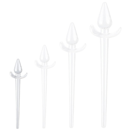 Plug Queue ZOO TAIL S Transparent de 6 x 2.5 cm