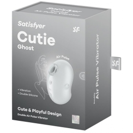 Stimulateur de Clitoris CUTIE GHOST Blanc Satisfyer 2