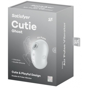 Stimulateur de Clitoris CUTIE GHOST Blanc Satisfyer