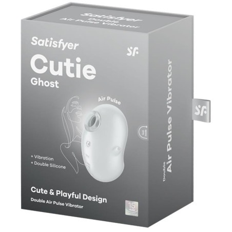 Stimulateur de Clitoris CUTIE GHOST Blanc Satisfyer