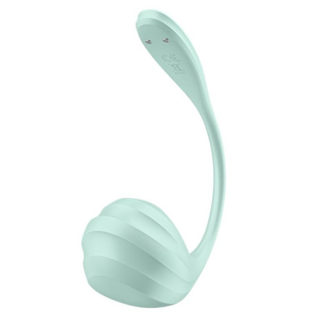 Vibromasseur Connecté Point G SMOOTH PETAL 8.5 x 3.8cm Vert