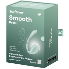 Vibromasseur Connecté Point G SMOOTH PETAL 8.5 x 3.8cm Vert 2