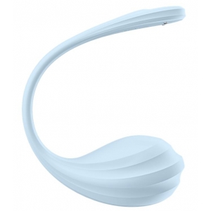 Vibromasseur Connecté Point G SMOOTH PETAL 8.5 x 3.8cm Bleu Clair S