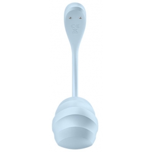 Vibromasseur Connecté Point G SMOOTH PETAL 8.5 x 3.8cm Bleu Clair S