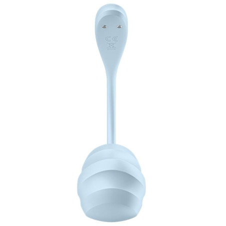 Vibromasseur Connecté Point G SMOOTH PETAL 8.5 x 3.8cm Bleu Clair S