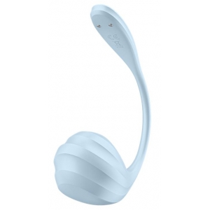 Vibromasseur Connecté Point G SMOOTH PETAL 8.5 x 3.8cm Bleu Clair S
