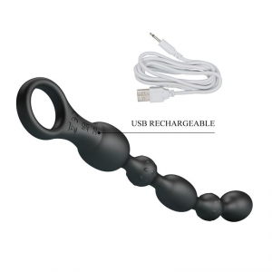 Boules anales vibrantes VAN de Pretty Love 12 Vibrations