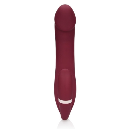 Vibromasseur sans harnais STRAPLESS Loveline 12 cm Violet