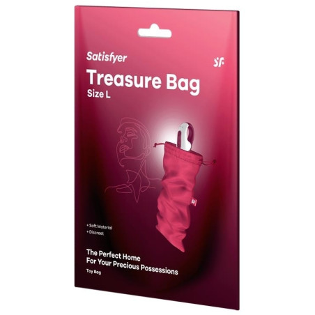 Pochette de Rangement TREASURE BAG L Rose Satisfyer