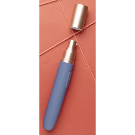 Mini-Vibro avec Compartiment Lubrifiant TRAVELING 9 x 2.5cm Loveline