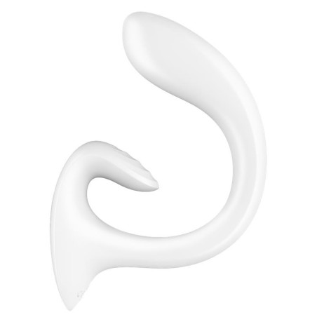 Vibro Rabbit Rabbit G FOR GODDESS 1 16 x 3.8cm Blanc Satisfyer