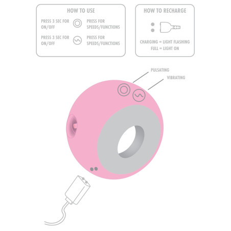 Stimulateur de Clitoris VERVE Rose