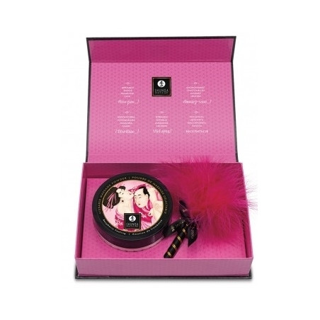 Poudre de Massage Délectable ÉMOTION DE FRAMBOISE 75gr Shunga