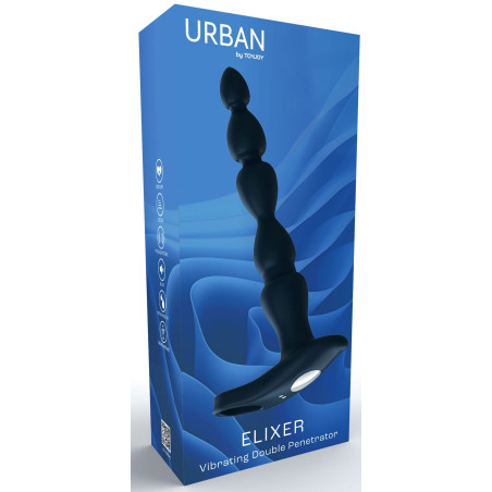Chapelet vibrant ELIXER pour Double pénétration anale