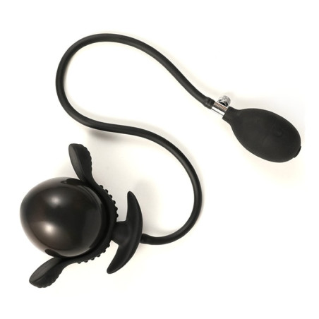 Plug Gonflable FLOWER 9 x 4.8cm Noir