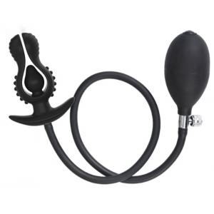 Plug Gonflable FLOWER 9 x 4.8cm Noir
