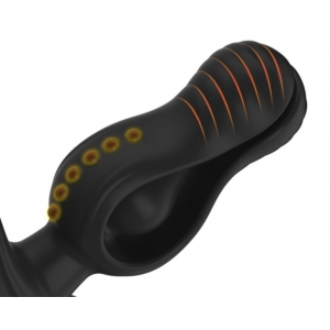 Plug Gonflable FLOWER 9 x 4.8cm Noir