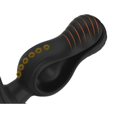 Plug Gonflable FLOWER 9 x 4.8cm Noir
