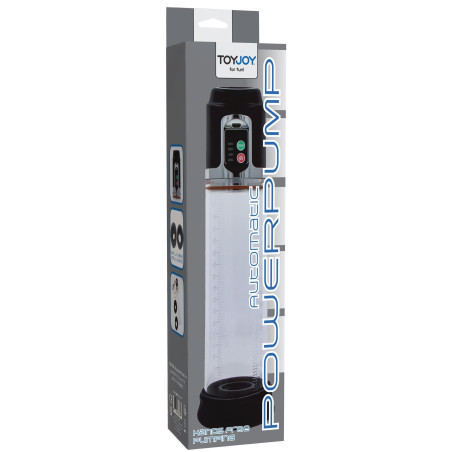 Pompe à Pénis Automatique POWERPUMP 18.5 x 5.8cm Noir