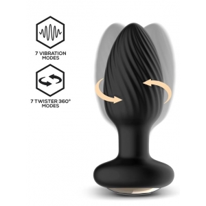 Plug vibrant et rotatif DRAGO 8 x 3.4 cm de Intoyou