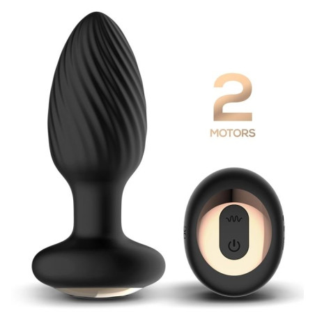 Plug vibrant et rotatif DRAGO 8 x 3.4 cm de Intoyou