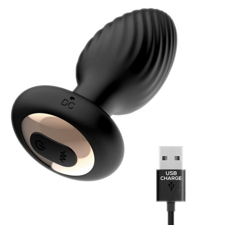 Plug vibrant et rotatif DRAGO 8 x 3.4 cm de Intoyou