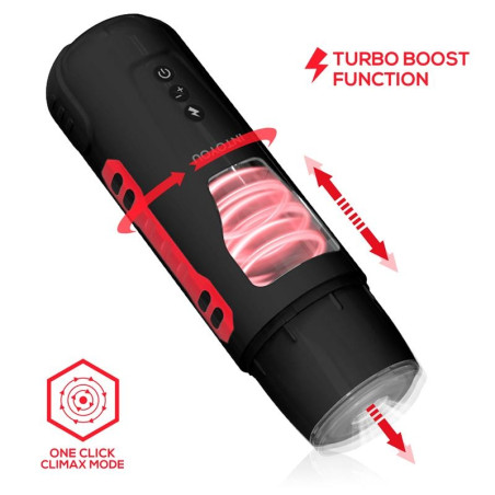 Masturbateur automatique PYRO 7 Va-et-vient et Rotations