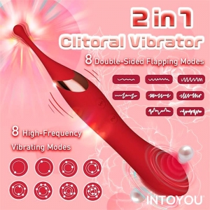 Stimulateur de clitoris ONAX Double Pulse Rouge