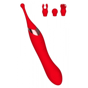 Stimulateur de clitoris ONAX Double Pulse Rouge