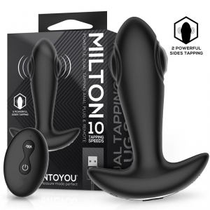 Plug vibrant avec Tapotement MILTON 10 x 3.7 cm