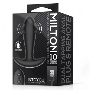 Plug vibrant avec Tapotement MILTON 10 x 3.7 cm