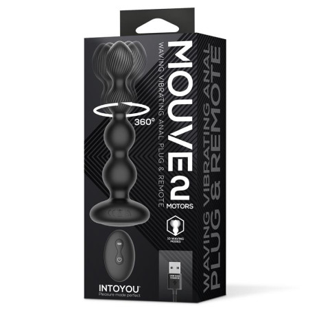 Boules anales vibrantes MOUVE Vibration et Rotation