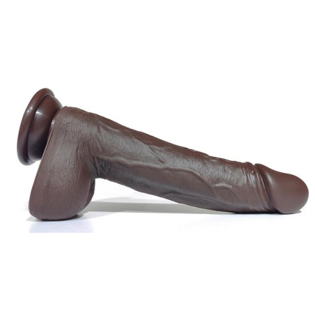 Gode vibrant Va-et-vient SEVERO Centauro de 18 x 4 cm Marron