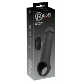 Gaine de pénis vibrante EXTENSION 19 cm 10 Vibrations 2