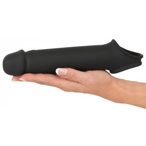 Gaine de pénis vibrante EXTENSION 19 cm 10 Vibrations