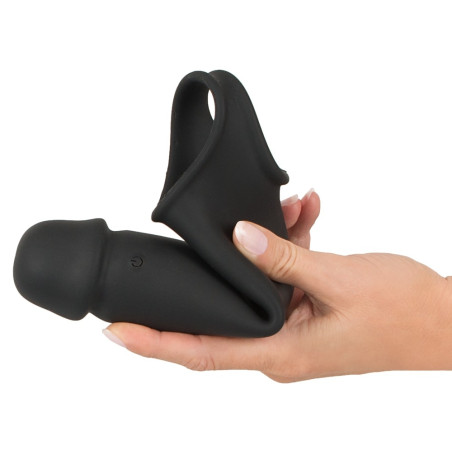 Gaine de pénis vibrante EXTENSION 19 cm 10 Vibrations