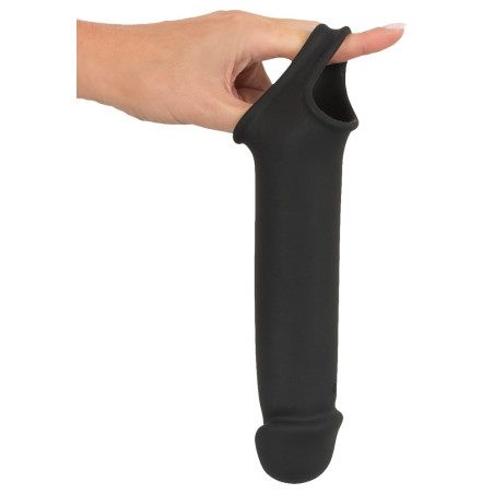 Gaine de pénis vibrante EXTENSION 19 cm 10 Vibrations