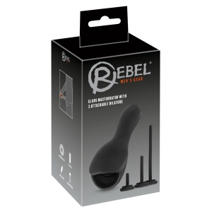 Masturbateur de gland avec Tiges d'urètre GLANS VIBE 10 Vibrations