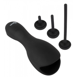 Masturbateur de gland avec Tiges d'urètre GLANS VIBE 10 Vibrations