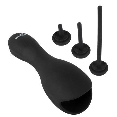 Masturbateur de gland avec Tiges d'urètre GLANS VIBE 10 Vibrations